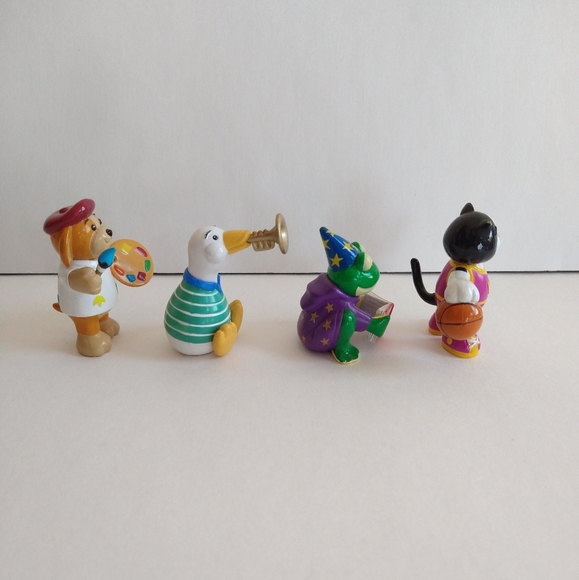 *SOLD* Ganz Webkinz Lot of 4 Loose Figurines Dog, Googles Goose, Frog, Cat - Picture 3 of 6